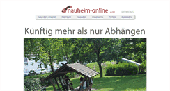 Desktop Screenshot of nauheim-online.de