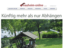 Tablet Screenshot of nauheim-online.de